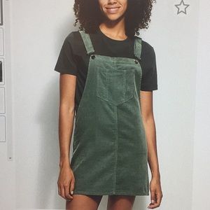NWOT Corduroy overall dress- Size M